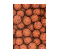 Rompecabezas de 500 Piezas para Adultos, familias, Juego de Rompecabezas para Toda la Familia, Rompecabezas desafiantes,Baloncesto Naranja