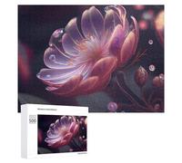 Rompecabezas de 500 piezas para adultos, flores de fantasía brillante, obras de arte para adolescentes, juego práctico para mejorar la memoria interacción entre padres e hijos, 500 piezas