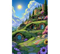 Rompecabezas de 500 Piezas para Adultos - Paisajes Rurales | Arte Exquisito y Decoración de Pared 52x38cm | Pasatiempo Desafiante y Nivel Imposible para Regalo