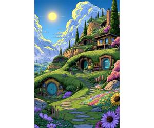 Rompecabezas de 500 Piezas para Adultos - Paisajes Rurales | Arte Exquisito y Decoración de Pared 52x38cm | Pasatiempo Desafiante y Nivel Imposible para Regalo
