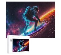 Rompecabezas de 500 piezas para adultos, regalos de aventura de surf espacial, juegos de relajación, Staycation, Kill Time, regalo de cumpleaños, regalos, 500 piezas
