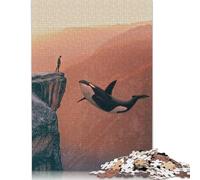 Rompecabezas de 500 Piezas para Adultos, Rompecabezas de Madera con un Profundo Sentido del Humor, Ideal para Decorar el hogar, Regalos navideños, 52 x 38 cm.