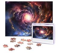Rompecabezas de 500 piezas para adultos, rompecabezas de madera personalizado de tormenta cósmica de fotos, rompecabezas de imagen para bodas, Navidad, regalos de cumpleaños