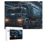 Rompecabezas de 500 piezas para adultos, rompecabezas futurista de camión de carga interior para adultos, juego práctico para mejorar la memoria, regalos únicos para cumpleaños y Navidad, 500 unidades