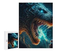 Rompecabezas de 500 piezas para adultos y adolescentes Dragon's Breath of Fire Puzzles para adultos, juguetes antiestrés, análisis y lógica, interacción entre padres e hijos, 500 piezas