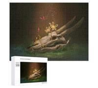 Rompecabezas de 500 piezas para adultos y adolescentes que se levantan de las cenizas, rompecabezas de transformación mágica para adultos, juego práctico de corte de precisión, interacción entre