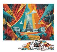 Rompecabezas de 500 Piezas Poder e Influencia para Adultos y Adolescentes, de Madera, Juego Educativo, desafío, Juguete, Regalo de cumpleaños, 500 Piezas (52 x 38 cm)