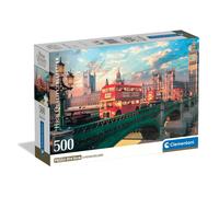 Clementoni Puzzle Adulto 500 piezas – Westminster Bridge – Caja compacta 35575