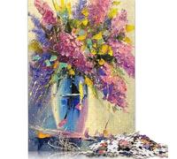 Rompecabezas de 500 Piezas Un Ramo de Lilas para Adultos y Adolescentes (52 x 38 cm)