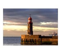 Rompecabezas de 5000 piezas para adultos, faro y horizonte portuario de Bremerhaven Alemania, juguete de juego educativo