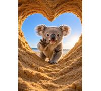 Rompecabezas de 5000 Piezas para Adultos - Playa Koalas | Arte Exquisito y Decoración de Pared 156x105cm | Pasatiempo Desafiante y Nivel Imposible para Regalo