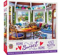 Rompecabezas de 550 piezas ""Obras Maestras"" para adultos y familias - Puzzler's Retreat - 45 x 60 cm