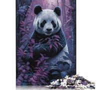 Rompecabezas de 6 Piezas para Adultos y Adolescentes, Estilo Panda, para divertirse en Familia y Jugar en la Noche, 38 x 26 cm (1000 Piezas)