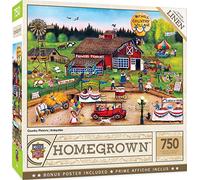 Rompecabezas de 750 Piezas para Adultos, Familia o niños - Country Pickens by Masterpieces - 18 x 24 Pulgadas - Empresa Familiar American Puzzle Company