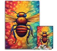 Rompecabezas de Abejas de 1000 Piezas, Ideal para Adultos, Actividad educativa para Adolescentes, 50x75cm/19,68x29,52 Pulgadas.
