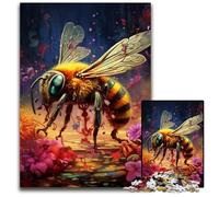 Rompecabezas de Abejas para Adultos: 1000 desafiantes Rompecabezas, Actividades Divertidas en casa, Regalo de cumpleaños y de Viaje 50x75cm/19,68x29,52 Pulgadas