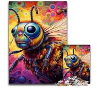Rompecabezas de Abejas para Adultos, 1000 Piezas, Rompecabezas difíciles para Adultos, Juego de desafío Mental para Adolescentes y Familia, 50x75cm/19,68x29,52 Pulgadas
