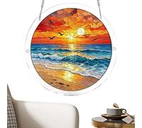 Rompecabezas de acrílico de 83 piezas de rompecabezas de arte colorido DIY decoración del hogar | Adorno de acrílico para dormitorio dormitorio dormitorio salón jardín