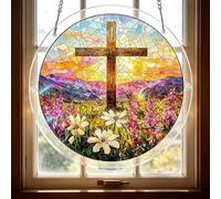 Rompecabezas de acrílico para atrapar el sol, rompecabezas para colgar en la ventana, decoración de jardín, kits de atrapasueños para mujeres, hombres, mamá, regalo de cumpleaños, decoración del hogar