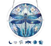 Rompecabezas de acrílico para atrapar el sol, rompecabezas para colgar en la ventana, decoración de jardín, kits de atrapasueños para mujeres, hombres, mamá, regalo de cumpleaños, decoración del hogar