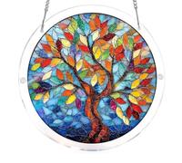 Rompecabezas de acrílico reutilizable para colgar en la ventana, decoración para colgar la luz del sol, decoración del hogar, regalos para mamá/abuela