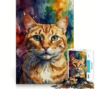 Rompecabezas de Acuarela de 1000 Piezas para Adultos, un desafío Mental Juguete Divertido (50x75cm)