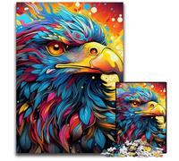 Rompecabezas de águila Colorida para Adultos, 1000 Piezas, Entretenimiento Relajante, Navidad y decoración del hogar, 26x38cm/10,23x14,96 Pulgadas