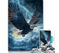 Rompecabezas de águila en Vuelo para Adolescentes, 1000 Piezas, Juguetes educativos, antiestrés, Ideal para Decorar escritorios (50x75cm)