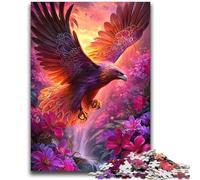 Rompecabezas de águila en Vuelo para Adultos, un Juego desafiante y Familiar con Piezas aleatorias Que encajan Perfectamente (70x100cm)