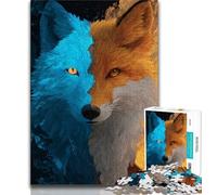 Rompecabezas de águila y Lobo 1000 Piezas Ideal para Adultos Ideal para la interacción Entre Padres e Hijos 75x50cm