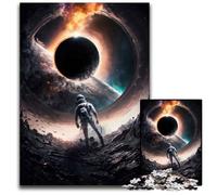 Rompecabezas de Agujero Negro de 1000 Piezas para Adultos, Rompecabezas de cartón para Adolescentes y jóvenes, Regalo Ideal de cumpleaños y Vacaciones, 26x38cm/10,23x14,96 Pulgadas