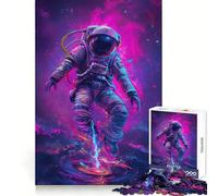 Rompecabezas de Agujero Negro de Astronauta para Adultos, 1000 Piezas, para Practicar el razonamiento, Actividad de Ocio, Bordes de Primera Calidad, Regalo navideño (38x26cm)
