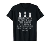 Rompecabezas de ajedrez críptico Diseño misterioso Misterio/Rompecabezas Camiseta