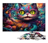 Rompecabezas de Alicia en el país de Las Maravillas para Adultos, 1000 Piezas, Ideal para Decorar el hogar o la Oficina, 26 x 38 cm / 10,23 x 14,96 Pulgadas