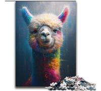 Rompecabezas de Alpaca arcoíris de 2000 Piezas para Adolescentes, Apto para Mayores de 14 años, Ideal para Decorar la Pared, cumpleaños (70x100cm)