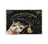 Rompecabezas de alpaca de felicitaciones para adultos, 1000 piezas, rompecabezas de madera dorada y negra para celebración, graduación, clase de 2026, decoración impresa para entretenimiento creativo