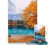 Rompecabezas de Alta dificultad Autumn Lake Fusine para Adultos, 1000 Piezas, desafío Inteligente, Ocio, Escape, Cierre Fino, Regalo Original (50x75cm)