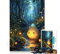 Rompecabezas de Alta dificultad Sonriente del Agua para Adultos, 1000 Piezas Mejora la Memoria, relaja la Mente, Bordes Afilados, Regalo Elegante (38x26cm)