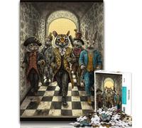 Rompecabezas de Animales de Circo para Adultos 1000 Piezas Ideal para Adultos y Adolescentes Juego Educativo y desafiante para Hombres y Mujeres (26x38cm)