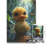 Rompecabezas de Animales de Dibujos Animados de patitos para Adolescentes, 1000 Piezas, Juego Educativo, Regalo Memorable y sincero, tamaño 38x52cm