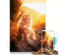Rompecabezas de Animales,Gatos y Naturaleza con 1000 Piezas,diseño Divertido y tecnología Avanzada de Corte láser,Ideal para el Entretenimiento en Interiores Durante Las Vacaciones (50x75cm)