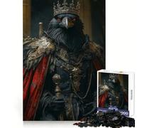Rompecabezas de Animales Raven King para Adultos, 1000 Piezas, Juego Inteligente, Divertido y Relajante, Ideal para armar, Regalo preciado (38x52cm)