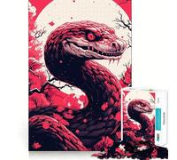 Rompecabezas de Animales Risograph para Adolescentes, 1000 Piezas, Juguete para desarrollar la Mente, diseño de Ocio Suave, Regalo Premium (50x75cm)