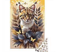 Rompecabezas de Animales y Gatos, Juegos creativos, cartón 100% Reciclado, Adultos, 1000 Piezas (75 x 50 cm)