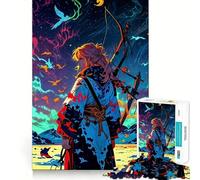 Rompecabezas de Anime Archer Night Sky de 1000 Piezas Juguete para desarrollar la Capacidad cognitiva Superficie Lisa y sin Rebabas Actividad Relajante para Grupos en Interiores (38x52cm)