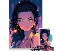 Rompecabezas de anime con chicas lindas para el verano,1000 piezas,juguete para desarrollar la capacidad cognitiva,superficie lisa y sin rebabas,actividad relajante para grupos en interiores (38x26cm)