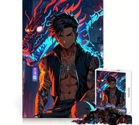 Rompecabezas de Anime Cyberpunk con niño cíborg, 1000 Piezas para Adolescentes, para estimular Las capacidades cognitivas, para un Descanso Tranquilo, con Cierre Seguro, Ideal para Navidad (38x26cm)