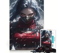 Rompecabezas de Anime de guerreras sexys de 1000 Piezas para Adolescentes Juguete Inteligente para el hogar Corte preciso Regalo Original 38x52cm
