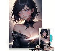 Rompecabezas de Anime de la Chica Sakura,Juego de Memoria de 1000 Piezas,Manualidades de Corte de Alta precisión,desafío Cerebral Interactivo para el hogar (50x75cm)