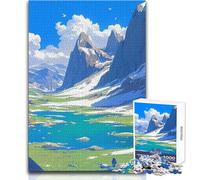 Rompecabezas de Anime de la Naturaleza para Adolescentes, 1000 Piezas, Solución de Problemas, Educación, Diversión, Maravilloso Regalo, Opción de Regalo Reflexiva, Tamaño 50x75cm